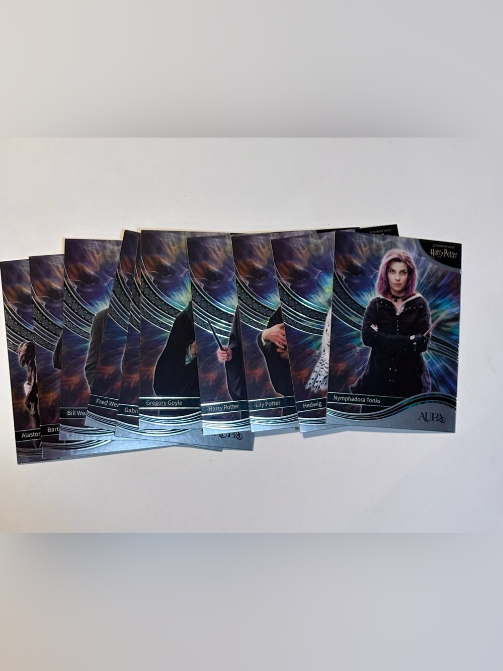 X9 - 2026 Kakawow Aura Harry Potter 25th Anniversary Trading Cards